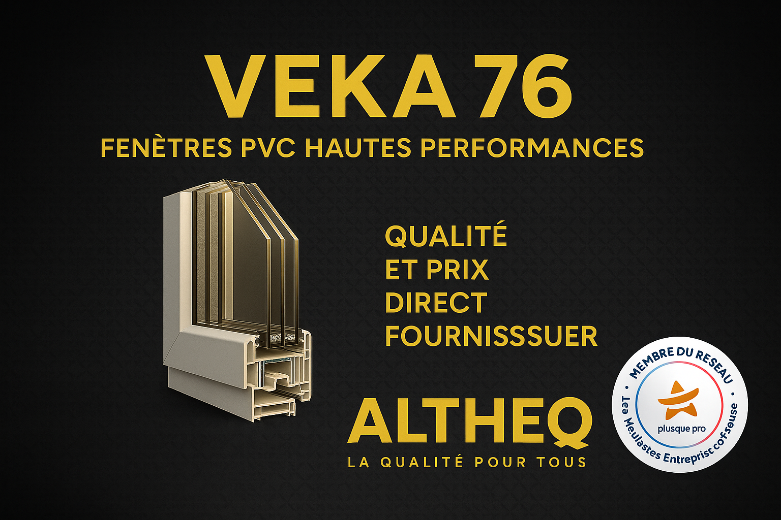 VEKA 76 : fenêtres PVC hautes performances – Qualité et prix direct fabricant