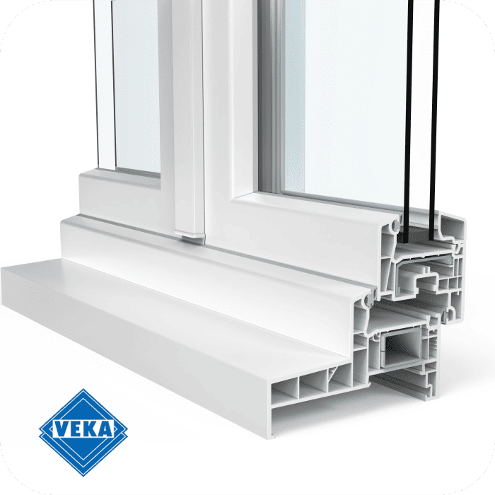 Porte-fenêtre PVC VEKA 1 vantail sur mesure