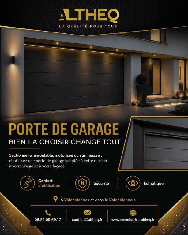Porte de garage : bien la choisir change tout à Valenciennes et dans le Valenciennois